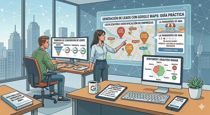 Generación de leads con Google Maps: Guía práctica